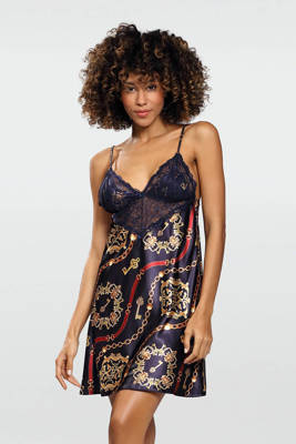 Halka satynowa DKaren - DK-HA czarny 014