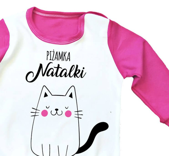 Piżama dziecięca z imieniem Kotek Moocha