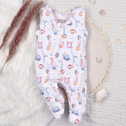 Nini Śpiochy Underwater World – organiczna bawełna, śpiochy dla niemowląt