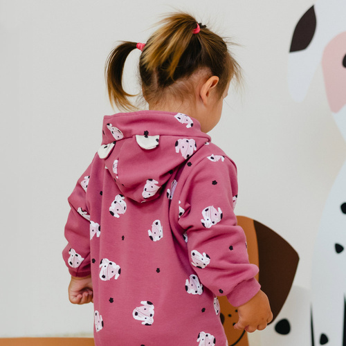 Pajac z kapturem kombinezon Dogs & Spots Eevi