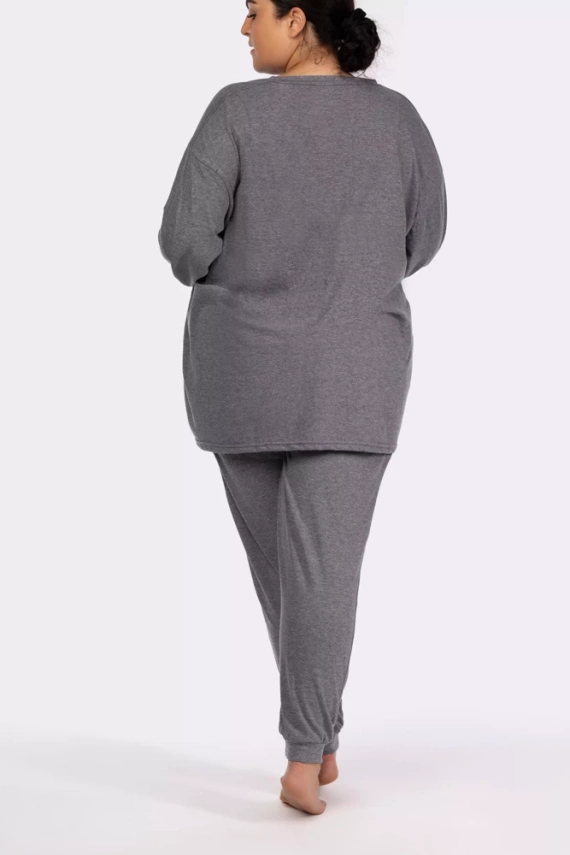 Piżama damska Homie longsleeve Mona melange