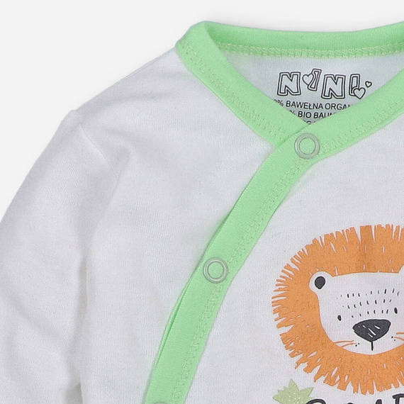 Body kopertowe z bawełny organicznej Lion