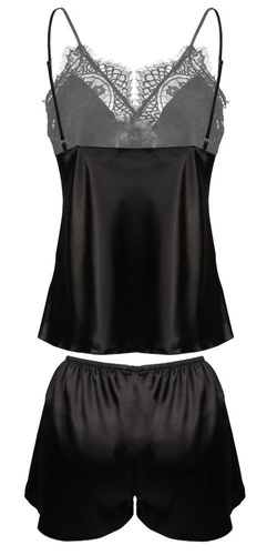 Beatrice Komplet piżama damska DKaren -czarny