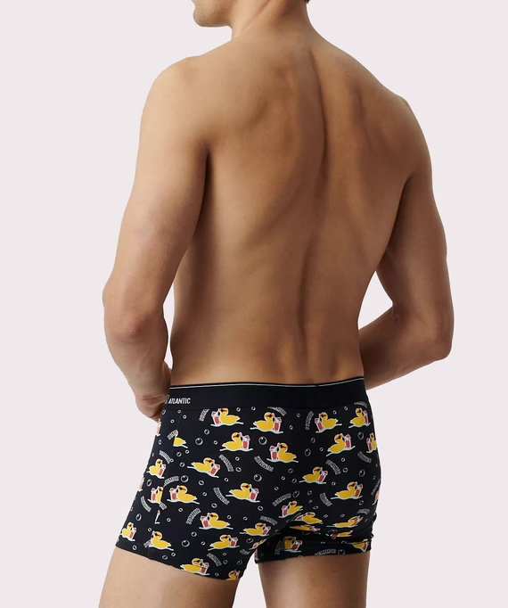 Bokserki męskie 2MHH-007/25 Atlantic - różowy-granatowy