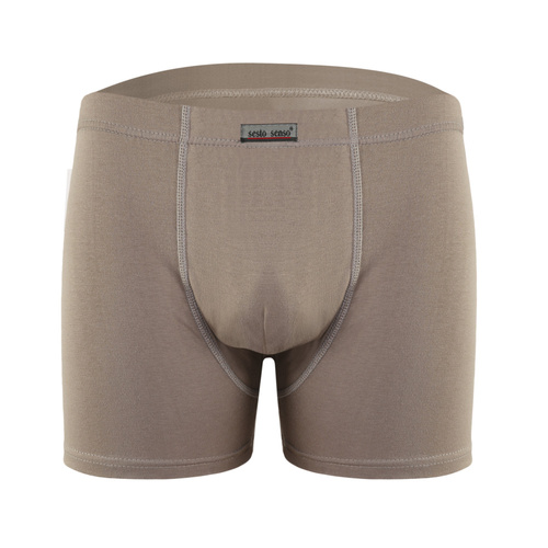 Bokserki męskie BM04 Lizard Sesto Senso - ciemnobeżowy