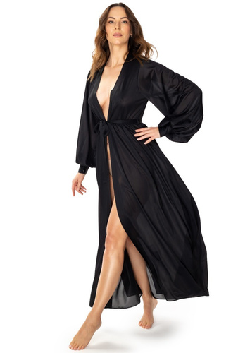 86664 Imperia Szlafrok peniuar Mewa - czarny
