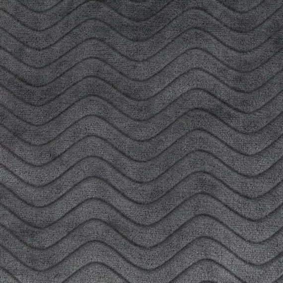 Koc narzuta z frędzlami Emma Eurofirany stalowy