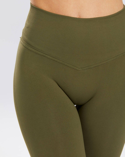 Legginsy damskie Flex Spaio khaki