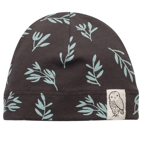 "Stay Green" Czapka Pinokio - grafit druk