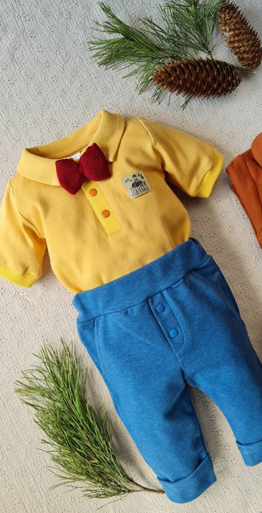 Body polo 281PKR Jack Marija - musztardowy