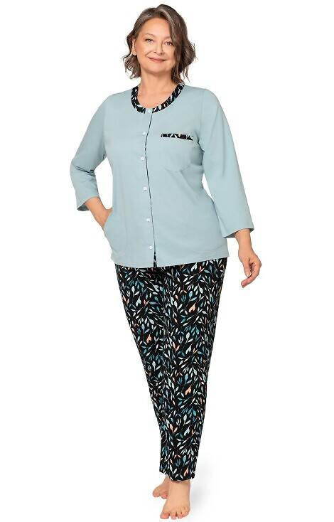 Piżama damska 262 Olga II Martel - turkusowa