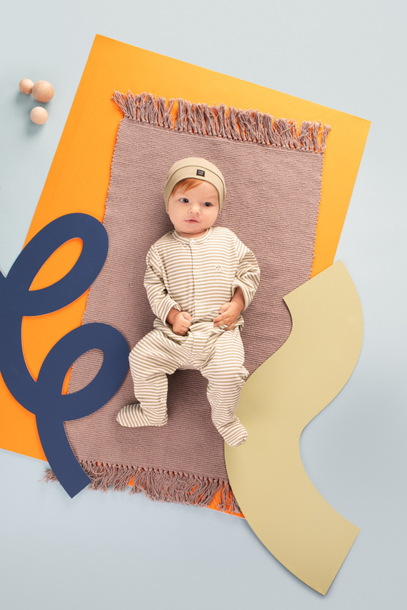 Pajac niemowlęcy Olivier Pinokio - ecru