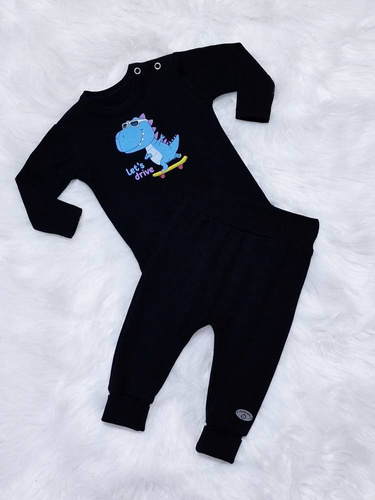 Body z długim rękawem Let's Drive Bambarillo czarny