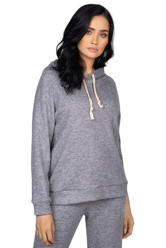 Bluza dresowa Scarlet Mona grey melange