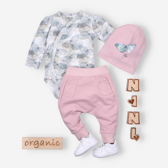Body kopertowe dla dziewczynki Butterflies Nini druk
