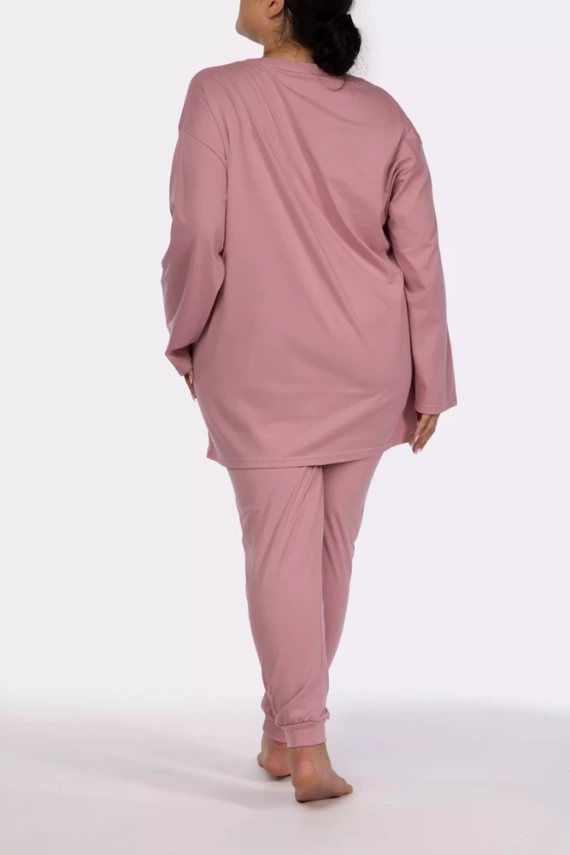 Piżama damska Homie longsleeve Mona pink