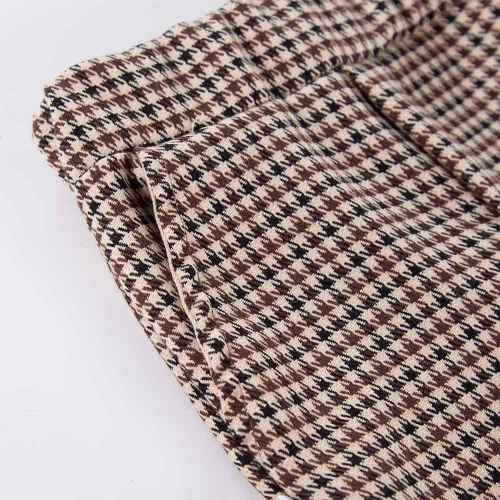 Spodnie niemowlęce Ceremony Eevi - pepitka brąz