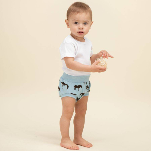 Bloomers niemowlęcy Safari Pinokio - afryka niebieski 