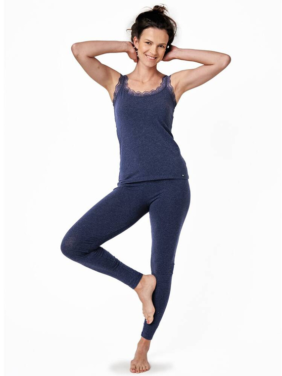 Legginsy damskie LXL 170 Key - granatowy