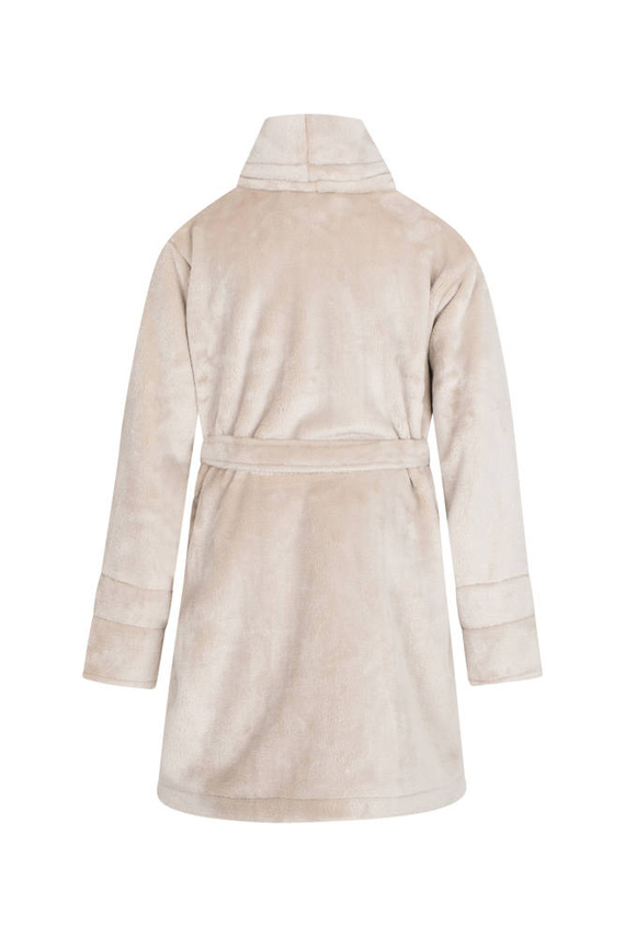 Szlafrok dziecięcy polarowy Calido ByShelly - beżowy