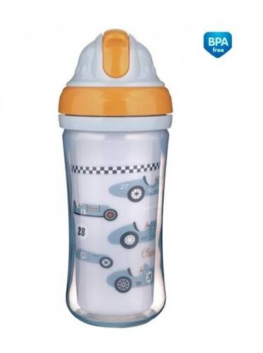 Bidon ze składaną silikonową rurką CA74/053 samochód Canpol Babies