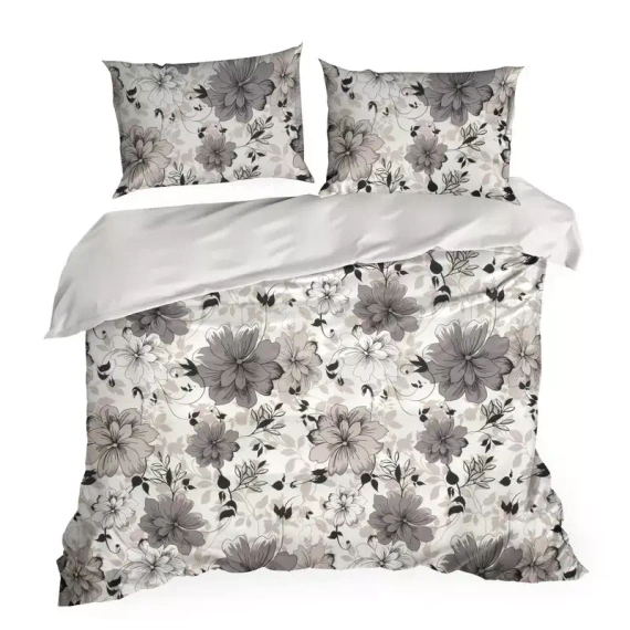 Pościel satynowa Spring 09 Kwiaty Eurofirany biały