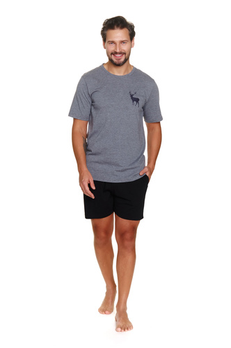 PMB.7235 Piżama Męska Doctor Nap - dark grey