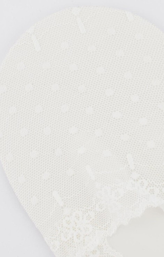 SN052 Baleriny stopki damskie Noviti - białe