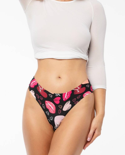 Figi damskie Kiss Me Brasil Simple Julimex czarny