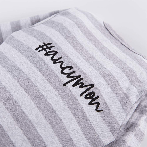 Pajac niemowlęcy 2-pak Ancymon Eevi - szary/zielony