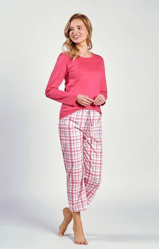 Piżama Damska 3222 Daphne Taro- różowa