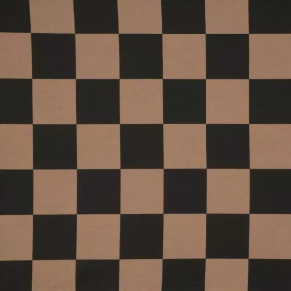 Pościel bawełniana Sara 21 kratka Eurofirany brązowy