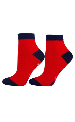 Zakostki damskie/męskie CSL200-904 Moraj - czerwony 03