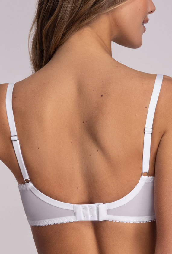 1824 Miękki Biustonosz Ava biały