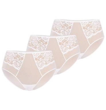 Figi damskie wielopak Vida Teyli - biały