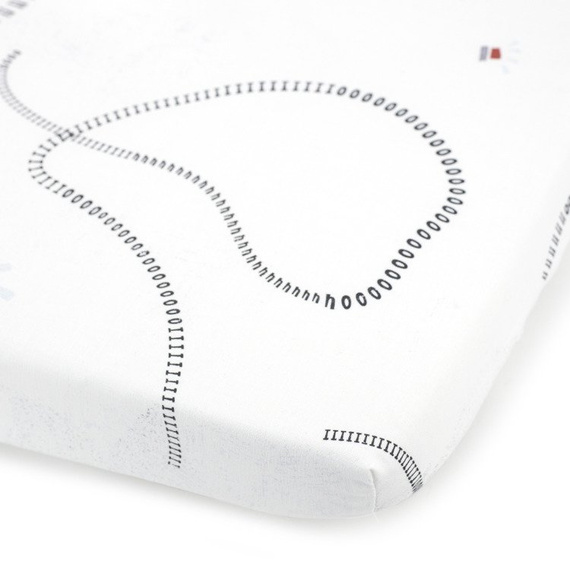 Prześcieradło z gumką Jungle Detectives - Makaszka