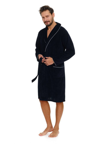 6063 szlafrok męski Doctor Nap - navy blue