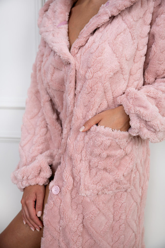 Szlafrok damski Bethany Sensis - brudny róż