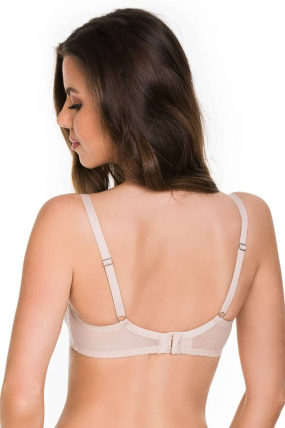 Biustonosz usztywniany full cup 01099 Mila Mediolano beżowy