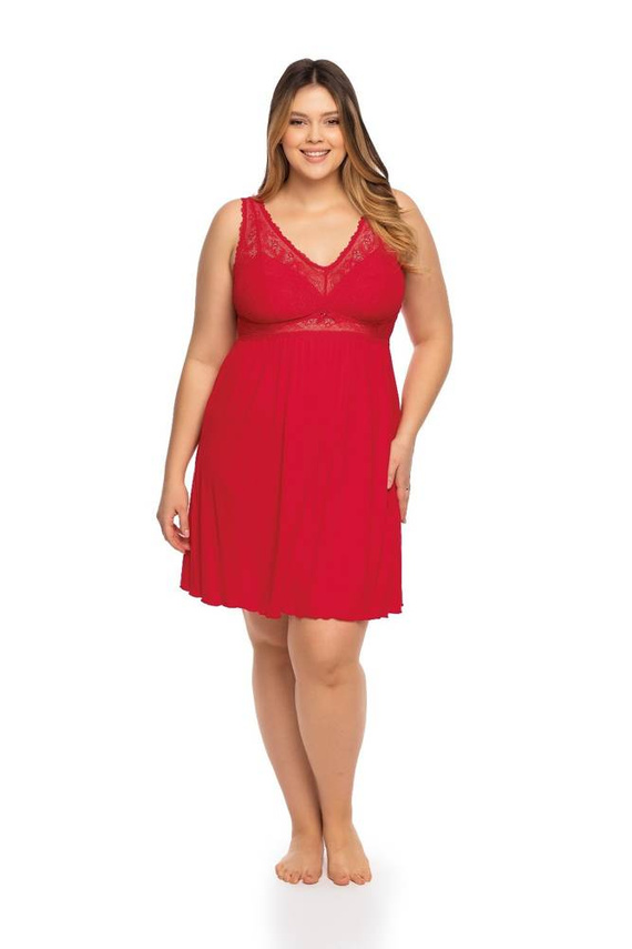 Koszula Nocna Bianca Big NIPPLEX- czarny