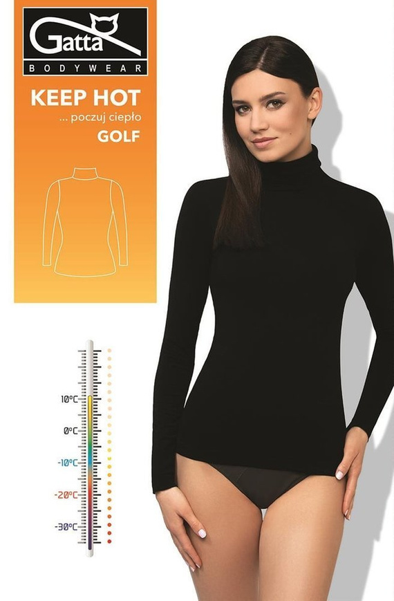Golf  Bluzka damska  42438S Keep Hot  Gatta - czarny