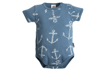 Body z krótkim rękawem "BLUE SEA"  Makoma niebieski