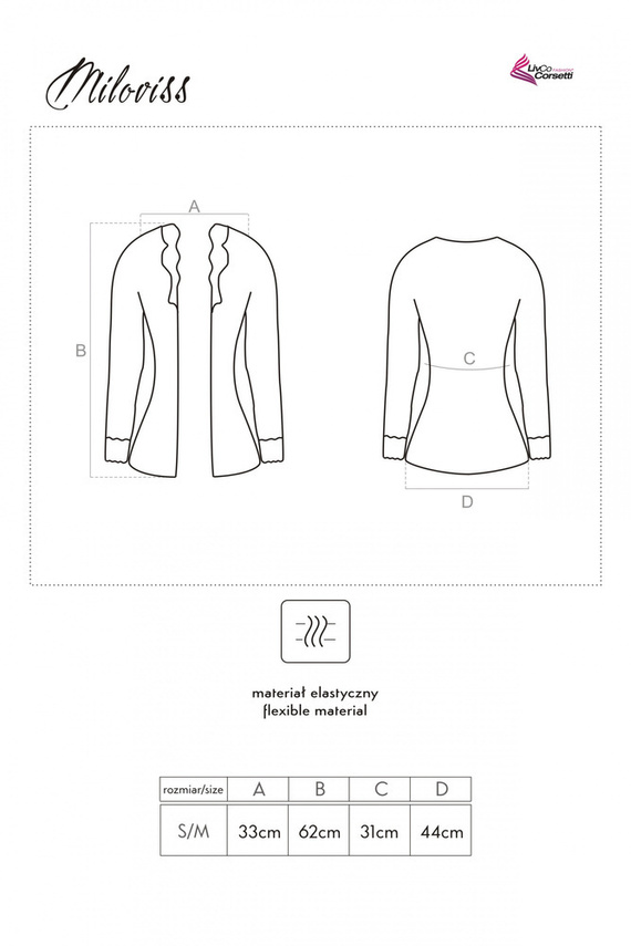 Komplet bielizny Miloviss LC 90454 LivCo Corsetti Fashion