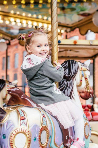 Bluza dresowa "ROSES" Makoma khaki