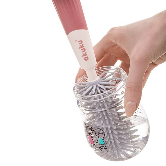 Szczotka silikonowa z wymienną końcówką ALA0512 Akuku