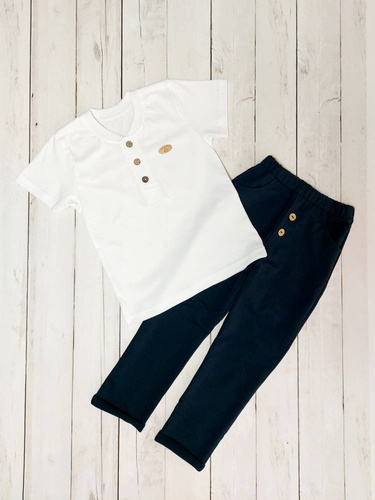 Spodnie niemowlęce Adaś Bambarillo czarny