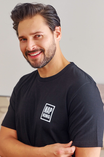 PMB.7214 Piżama Męska Doctor Nap - black