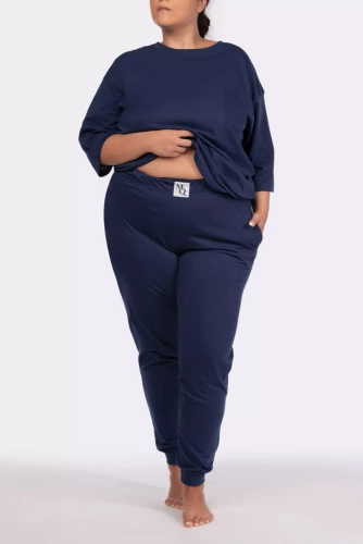 Piżama damska Homie shortsleeve Mona navy