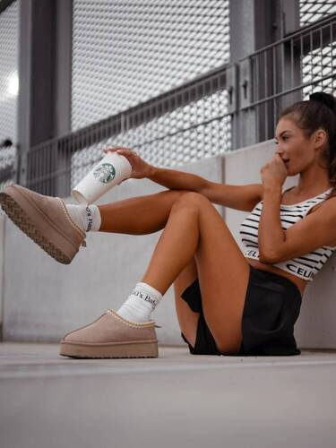 0200-125 90's Baby Skarpety damskie Milena -ecru