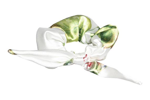 Fowers Gumka satynowa  DKaren biały 007